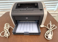 HP LaserJet 1012 Workgroup Laser Printer w/ toner + new toner-TESTED-18K pages picture