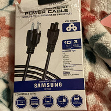 Xtreme 10 ft C5 Mickey Mouse Female to NEMA 5-15P Power Cable Black picture