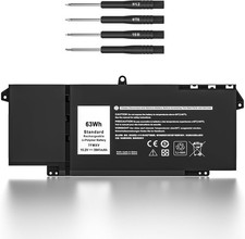 7FMXV 63Wh 4-Cell Laptop Battery Replacement for Latitude 5320 7320 7420 7520 picture