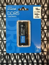 Crucial 16GB DDR5 5600 Laptop SODIMM RAM by Micron 262pin CT16G56C46S5 Brand New picture