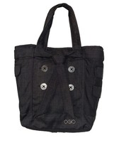 Women’s Large Hamptons Gray Executive Laptop Tote Bag Pockets picture