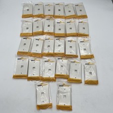 NEW 26-Pack Datacomm 1 Port Keystone Plates White - Model #20-3001-WH picture