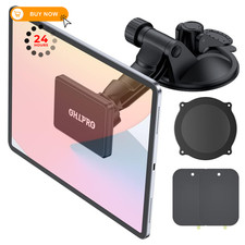 OHLPRO Dashboard Magnetic Tablet Holder for Car, Fit tablets, Black picture