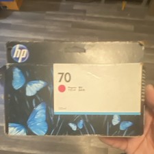 HP 70 Ink Cartridge Magenta 130ml Inkjet Print Technology Genuine HP Model picture