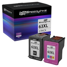 2PK Reman Replacement Ink for HP 63XL HP F6U64AN F6U63AN 1 HY Black 1 HY Color picture