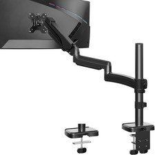 MOUNTUP 27 inch Extra Long Monitor Arm, Single Desk Mount for 22-32 inch, Tall picture