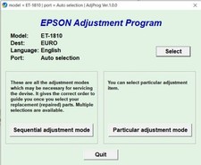 Epson ET1810, ET2800, ET2810, ET2820 & ET4800 Ink Pad Counter Reset Pendrive picture