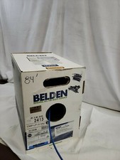 84ft - Belden 2413 D15U1000 - 4-Pair Enhanced Cat 6 CMP Blue Cable  - Pull-Box picture