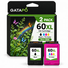 2PK 60XL High Yield Ink Cartridge Compatible for OfficeJet 4500, J4680, 4500 picture