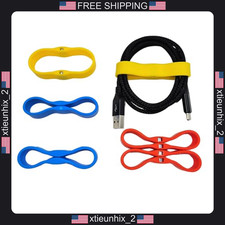 Silicone Magnetic Cable Wraps 6-Pack for Organizing Cables and Wires picture
