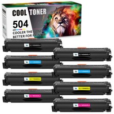 8PK Toner Cartridge for Samsung CLT-K504S CLP-415N CLX-4195FN Xpress SL-C1810W picture
