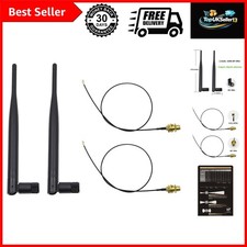 2 x 2.4GHz 6dBi Indoor Omni-Directional WiFi Antenna picture