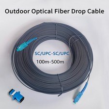 Outdoor Drop Fiber Optic Cable 100M-500M FTTH SC/UPC-SC/UPC Single Mode picture