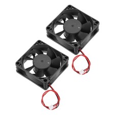 2 Pcs DC12V Brushless Cooling Fan DC12V 0.45A 70x70x25mm High Speed Quiet picture