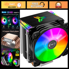 RGB CPU Air Cooler 92mm PWM Fan, 4 Heat Pipes, Quiet Easy Install for Intel & AM picture