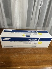 Genuine Samsung CLXY8540A CLX-Y8540A Yellow Toner Cartridge Y8540 NEW NIB picture