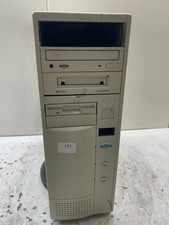 Vintage Large Beige AT Desktop Computer Sleeper Case picture