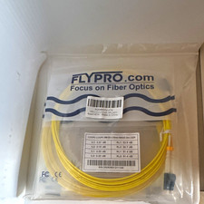 NEW FLYPRO 2-Pack 3M OS2 LC-LC Duplex Single Mode Fiber Cable G652D LSZH picture