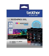 Brother LC30334PKS XXL Black/Cyan/Magenta/Yellow Super High Yield Ink Cartridges picture