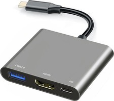USB C To HDMI Adapter, Type-C OTG Three In One HUB, 4K HDMI And PD Fast Charging picture