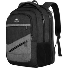 Multi-Pocket Business Travel Backpack for 18.4 Inch Laptops - Versatile Design picture