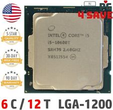 10th Gen Intel Core i5-10600T 2.40GHz 6-Core 12M LGA1200 Desktop CPU SRH39 picture
