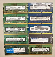 LOT 10 x 4GB Laptop  RAM PC4 & PC3  Mixed Brand picture