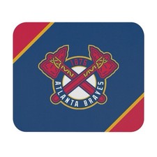 mousepad atlanta braves mlb, mouse pad baseball, desk mat picture