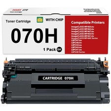 070H Toner Cartridge 070 CRG070 CRG070H Black High Yield 9,500 pages 1-Pack picture