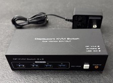 Displayport KVM Switch Dual Monitor 8K 60Hz 4K 120Hz USB 3.0 - Unit Only* picture