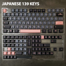 KRYL Night Sakura Keycaps (139 Keys) PBT Cherry MX picture