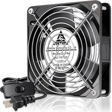 GDSTIME AXIAL 1225 Muffin 120V AC 120mm x 25mm High Speed Dual 120x120x25mm picture