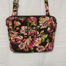 Vera Bradley $65 TABLET HIPSTER Crossbody in ENGLISH ROSE Purse Adjustable picture