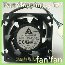 1PCS Delta PFC0612DE -9R87 DC12V 1.68A 6038 60mm PWM cooling fan 4pin# picture