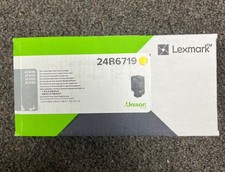 Genuine Lexmark 24B6719 Yellow Toner Cartridge XC4140 XC4143 XC4150 XC4153 (NEW) picture