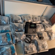 Lot of (19) Yealink SIP-T41P Phone with Stand  READ AD  picture