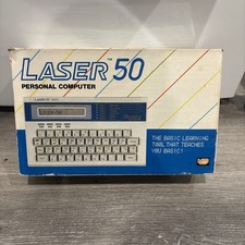 VINTAGE 1984 VTech LASER 50 PERSONAL COMPUTER W MANUAL IN ORIGINAL BOX RARE picture