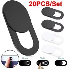 Webcam Cover Shutter Magnet Slider – Ultra Thin Plastic Camera Privacy Cover for picture