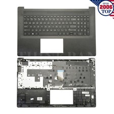 New HP 17-CN 17-CP Palmrest Case w/ Non-Backlit Keyboard M50468-001 Black US picture
