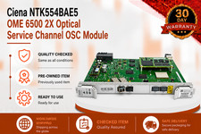 Ciena NTK554BAE5 OME 6500 2X Optical Service Channel OSC Module picture