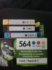 HP 564 Tri-Color Ink Yellow Black Cyan  (Read) Hp DeskJet/OfficeJet/PhotoSmart picture