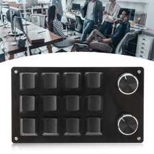 EIMSOAH 6 Key Mini Keyboard RGB Adjustable Macro Mechanical Gaming Keypad wit... picture