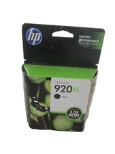 Genuine HP 920XL High Yield Black Ink Cartridge CD975AN, 1/2016, New picture