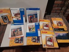 DELL Kodak Ultra Premium Photo Picture Paper HUGE Lot  High Gloss -matte- Satin  picture