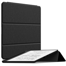 Sanyetral PU Leather Stand Cover Two Angles Pen Holder Auto Sleep/Wake Black picture