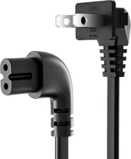 Versatile 6Ft 90 Degree Power Supply Cord -  Certified for Home & Office picture