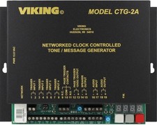 Viking  CTG-2A Master Clock Network Clock Controlled Tones or Messages picture