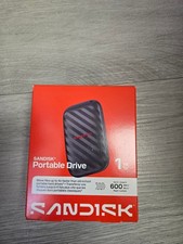 NEW & SEALED Sandisk 1TB Portable Drive, up to 600Mb/S Read Speeds - Black picture