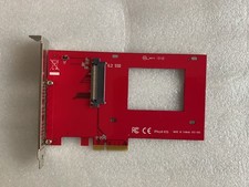 StarTech PEX4SFF8639 U.2 to PCIe 4.0 PCI-E X4 Adapter Card SATA 2.5