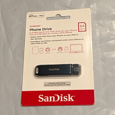 SanDisk Phone Drive 64GB Dual-Drive Lightning & USB-C Flash Drive Black picture